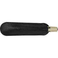 Kaweco - Leather pouch ECO Sport - Black - with print - 1 pen - Let op: afwijkend formaat, dit etui is uitsluitend bestemd voor de Sport (kleiner formaat pen).