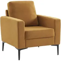 Sweeek Corduroy fauteuil, 1 zits Oker