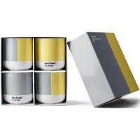 Copenhagen Thermosbeker Design Pantone Cortado 170 ml Illuminating Ultimategray (4-Delig)