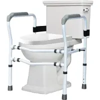 Trendmix universeel toiletframe opstahulp wc steunhulp met antislip handgreep
