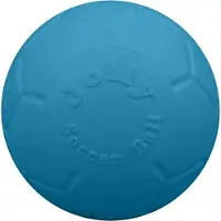 Jolly Pets Jolly Soccer Ball – Ø10 cm – Stevig Hondenspeelgoed – Apporteerspeelgoed – Jollyflex stevig kunststof – Drijvend hondenspeeltje – Lichtblauw