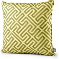 Extreme Lounging - b-cushion pattern maze - lounge- en sierkussen - binnen & buiten - uv- en waterbestendig - 50x50cm - olive
