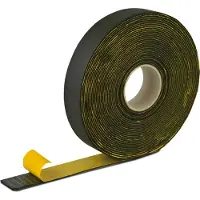 Goebel - 1 x Rubber tape 3 x 50,0 mm 15 m Rol zelfklevend Rubberband - voor naadverlijming van synthetisch rubber