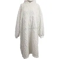 Unique living hoodie pleun dove white -78x120cm