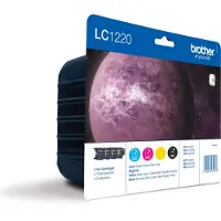 Brother Inktcartridge LC-1220VALBP 4-kleuren Multipack