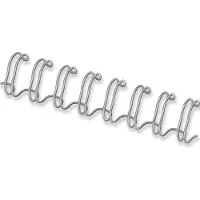 Fellowes Draadrug 6mm 34-rings A4 zilver 100 stuks