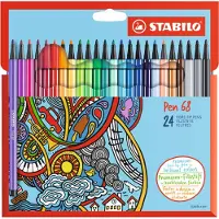 Stabilo Pen 68 Filzstift Fein Mehrfarbig (e)
