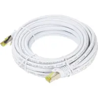 Pro S/FTP CAT7 10 Gigabit netwerkkabel / wit - LSZH - 7,5 meter
