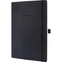 Sigel notitieboek - Conceptum Pure - A4 - softcover - zwart - 194 pagina's - 80 grams - lijn - SI-CO311