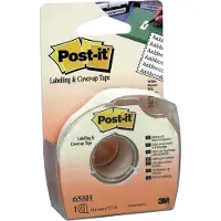 3M Post-it Label- & Correctietape, Dispenser, 25.4 mm x 17,7 m