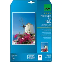 Sigel inkjet fotopapier - Top - A4 - hoogglanzend - dubbelzijdig - 125 grams - 25 vel - SI-IP663