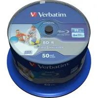 Verbatim Verpakking van 50 Blu-ray Disc-R DataLife - - 25 Go 6x - Spindle