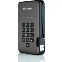 ISTORAGE diskAshur PRO 2 1 TB Externe harde schijf (2,5 inch) USB-A 3.2 Gen 2 Grafiet IS-DAP2-256-1000-C-G