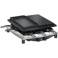Steba RC4 Plus Deluxe RVS Steengrill Gourmet Raclette