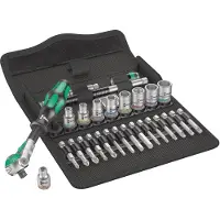 Wera 8100 SA 9 Zyklop 05004019001 Dopsleutelset Inch 1/4 28-delig