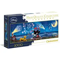 Clementoni Hoogwaardige collectie: Panorama - Disney, Klassieke Mickey en Minnie, Puzzel