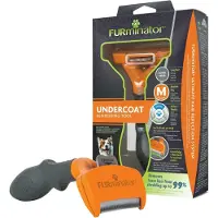 Furminator Verharing Borstel voor Honden met Lang Haar – Maat M – Vermindering van Haarverlies