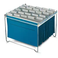 Durable Hangmappenrek Durable t.b.v. 30-40 mappen chroom