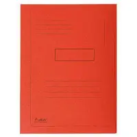 Exacompta Dossiermap Exacompta Forever A4 2 kleppen 290gr rood - 50 stuks