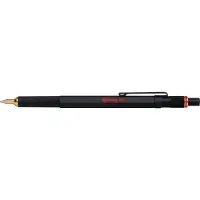 Rotring 800-balpen | Medium punt | Zwarte inkt | Zwarte behuizing | Navulbaar