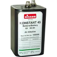 Wemas Konstant 45 - 6V - 45-50Ah Air-Alkaline Zinc-Air Koudbestendig tot -25° C