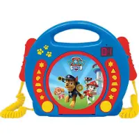 Lexibook Paw Patrol Draagbare CD-speler met 2 Meezingmicrofoons