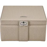 Windrose Corbello juwelenkistje 21,5 cm beige