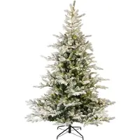 Everlands Grandis fir Snowy 210 cm LED