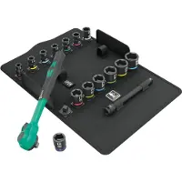 Wera 8100 SB 12 Zyklop Comfort 05005530001 Omschakelratelset Metrisch 3/8 16-delig