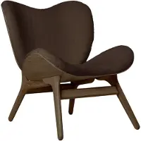 UMAGE A Conversation Piece Loungestoel Laag Dark Oak | Teddy Brown