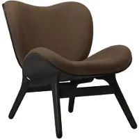 UMAGE A Conversation Piece Loungestoel Laag Black Oak | Mocca