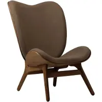 UMAGE A Conversation Piece Loungestoel Hoog Dark Oak | Mocca
