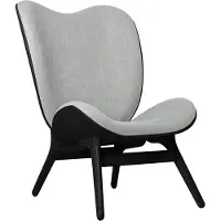 UMAGE A Conversation Piece Loungestoel Hoog Black Oak | Sterling