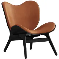 UMAGE A Conversation Piece Loungestoel Laag Black Oak | Dunes Rust