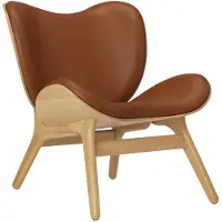 UMAGE A Conversation Piece Loungestoel Laag Oak | Cognac