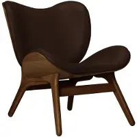 UMAGE A Conversation Piece Loungestoel Laag Dark Oak | Brown