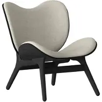 UMAGE A Conversation Piece Loungestoel Laag Black Oak | White Sands