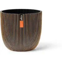 Capi Europe Pot bol groove d25h23cm goud/zwart
