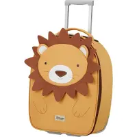 Samsonite trolley Happy Sammies 45 cm. Lion Lester oker Koffer Geel Jongens/Meisjes Polyester