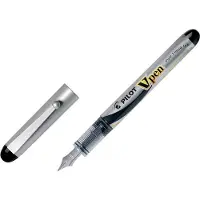 Pilot Vulpen Vpen medium zilver/zwart | 12 stuks
