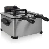 Tristar Haushaltsgeräte Tristar FR-6949 Friteuse, individuele afbeelding, 5 liter, 2000 watt, zilver