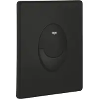 GROHE Bedieningspaneel Start - Kunststof - Mat Zwart - Tweeknops - 16,6x10,7cm