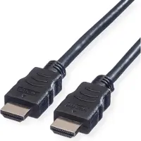 Value HDMI High Speed Cable met Ethernet M-M, zwart, 1 m