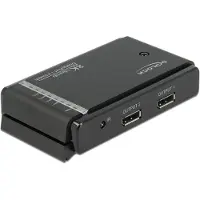 DeLOCK DisplayPort 1.4 Switch 2 x 2 DisplayPort in to 1 x 2 DisplayPort out 8K