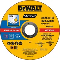 DeWalt Accessoires Doorslijpschijf Metaal 125x1x22,2mm 100 stuks - DT20540-QZ