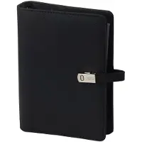 Kalpa Personal organizer met weekagenda nerf zwart (1 week per 2 pagina's) 4-talig