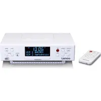 Lenco KCR-190WH - DAB+/FM Keukenradio met Bluetooth, LED-verlichting en timer - Wit