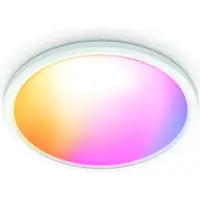 WiZ Connected WiZ Plafondlamp SuperSlim - Wit - Gekleurd en Wit licht