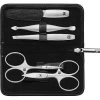 Zwilling Premium leren etui Black 5-delig Manicureset 5 st
