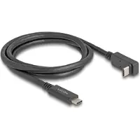 DeLOCK 80034 USB-C-kabel USB 3.2 Gen2 USB-C stekker, USB-C stekker 1.00 m Zwart 4K UHD